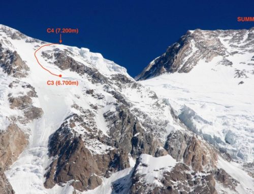 Ya descansan en el C4 (7.200m), emprenderán el ataque a cumbre hacia las 5:30–6:00